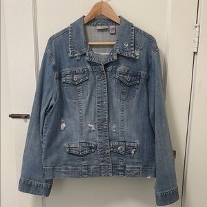 Chico’s Blue Denim Jacket